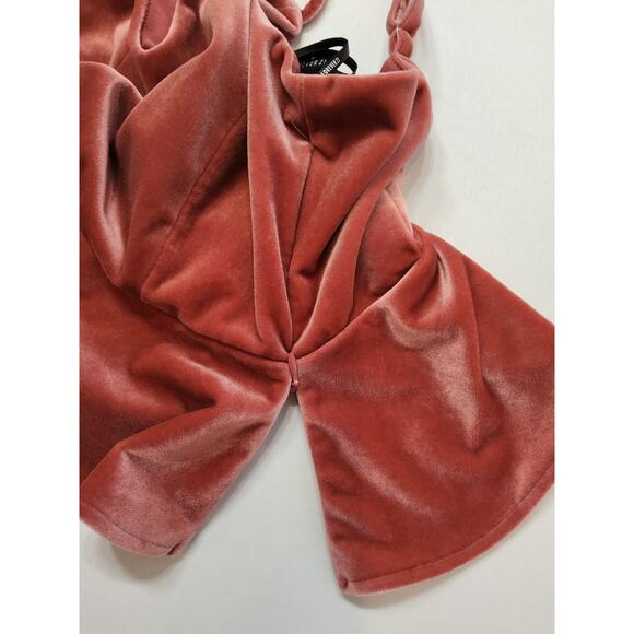 FOREVER 21 VELVETEEN CROPTOP SIZE SMALL - Picture 3 of 7